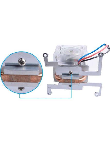 Cooler Torre de Hielo GeeekPi para Raspberry Pi 4B/3B+ - Ventilador RGB