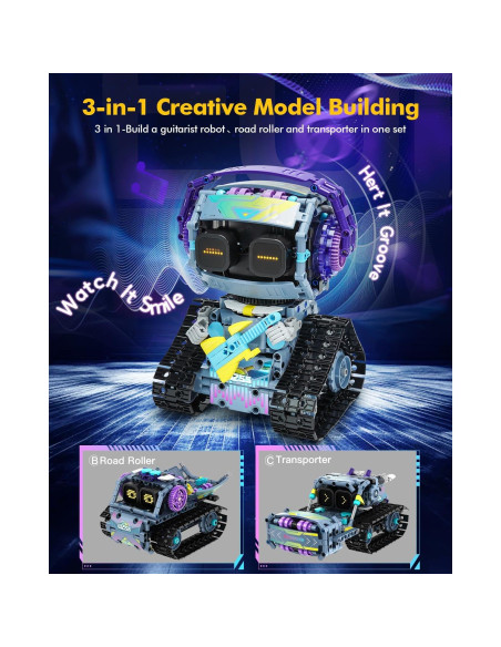 Juego de Bloques de Construcción Robótica QIHUI 3 en 1 (433 Pzs)