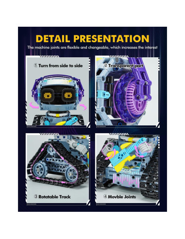 Juego de Bloques de Construcción Robótica QIHUI 3 en 1 (433 Pzs)