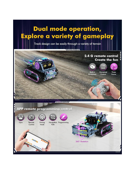 Juego de Bloques de Construcción Robótica QIHUI 3 en 1 (433 Pzs)