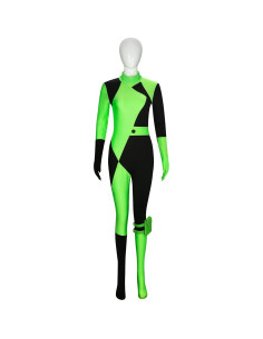 Disfraz de cuerpo Materuis Shego para mujer, cosplay Halloween 2