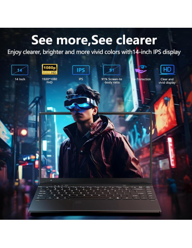 Laptop 2 en 1 FUNYET YO-01 14.1" FHD 16GB RAM 512GB SSD