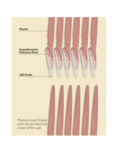 Rasuradora Facial MoHern 60 Pcs Multifuncional para Cejas