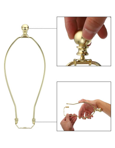 Kit de Lámpara PATIKIL 30.5cm con Soportes Desmontables