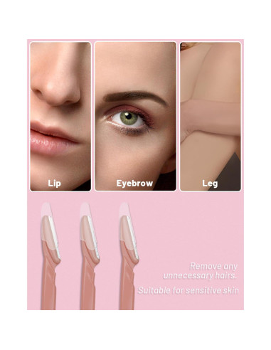 Rasuradora Facial MoHern 60 Pcs Multifuncional para Cejas