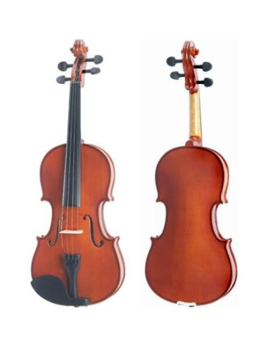 Mendini Viola 16" MA250 Madera Sólida con Estuche y Arco