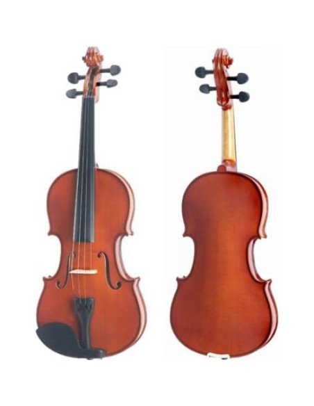 Mendini Viola 16" MA250 Madera Sólida con Estuche y Arco
