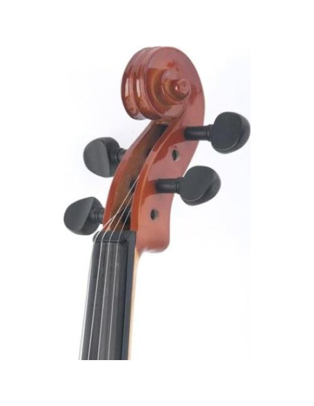 Mendini Viola 16" MA250 Madera Sólida con Estuche y Arco