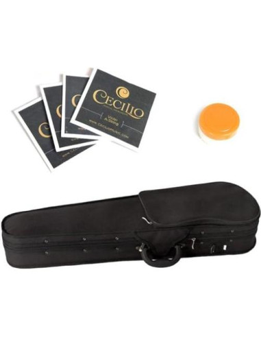 Mendini Viola 16" MA250 Madera Sólida con Estuche y Arco