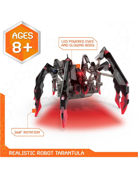 Araña Robótica HEX BOTS Control Remoto Recargable 8 Patas