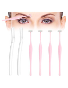 Set de 6 Navajas de Cejas AOZUO, Afeitadoras Faciales Precisas