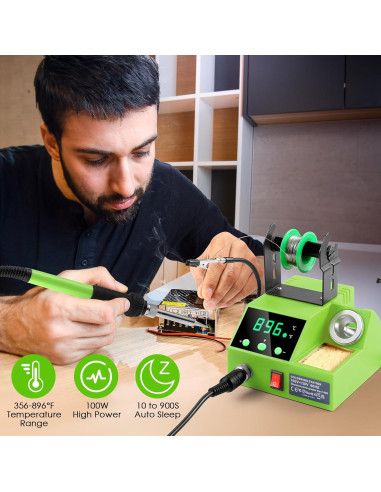 Estación de Soldadura Crtsweker 100W Digital con Accesorios