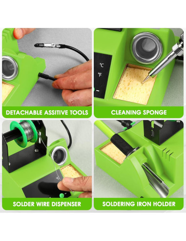 Estación de Soldadura Crtsweker 100W Digital con Accesorios