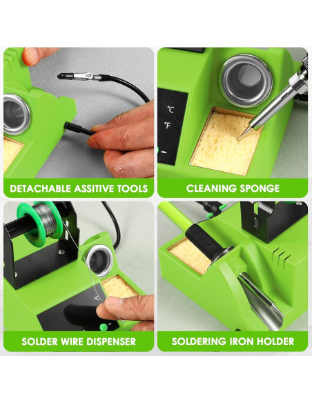 Estación de Soldadura Crtsweker 100W Digital con Accesorios