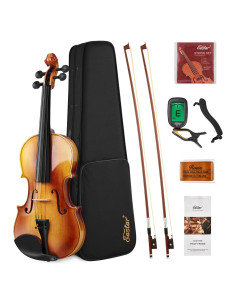 Violín Eastar 4/4 EVA-330 Madera Sólida con Accesorios