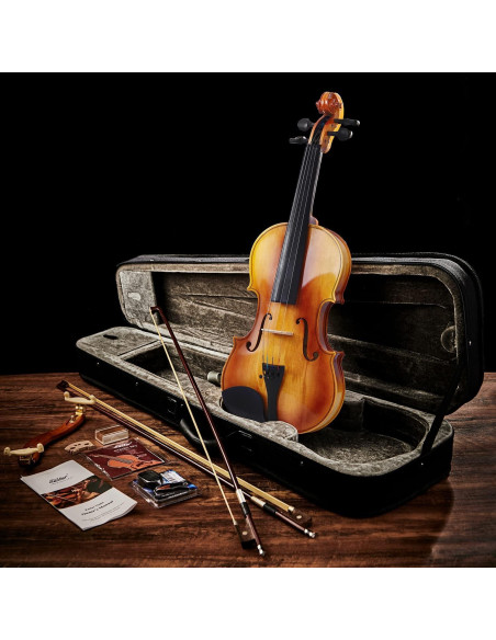 Violín Eastar 4/4 EVA-330 Madera Sólida con Accesorios