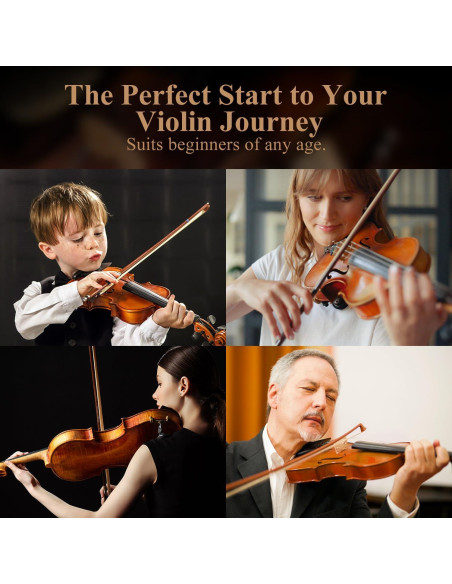 Violín Eastar 4/4 EVA-330 Madera Sólida con Accesorios