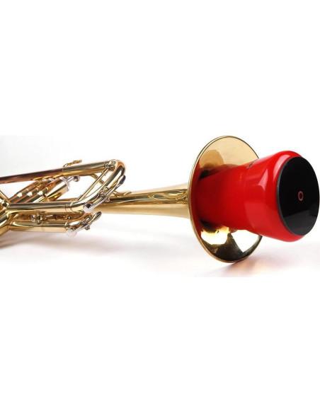 Silenciador de Trompeta PAMPET Rojo Práctico y Ligero