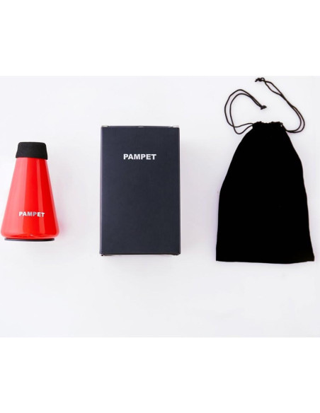 Silenciador de Trompeta PAMPET Rojo Práctico y Ligero