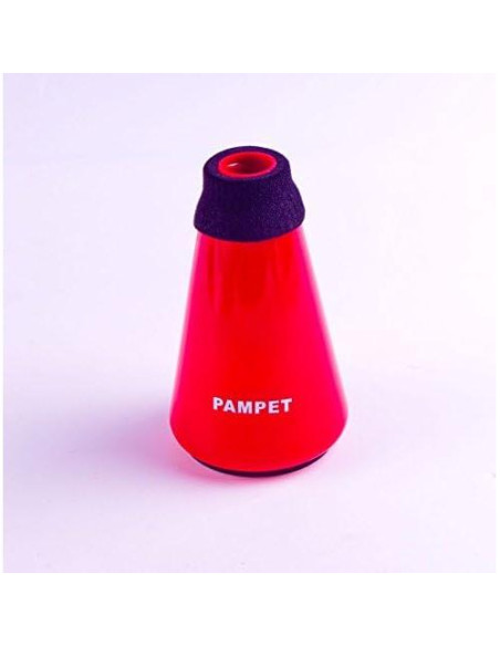 Silenciador de Trompeta PAMPET Rojo Práctico y Ligero