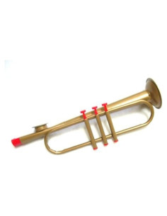 Kazoo de Metal La Compañía Kazoo Modelo 202 Oro y Rojo