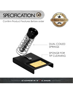 Soporte para Soldador Conext Link SISH Metal con Esponja 2