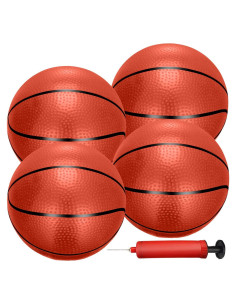 Balones de Baloncesto Inflables Liberty Imports 15 cm - 4 Pcs