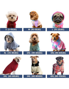 Sudadera para Perros Spark Paws XL - Forro Polar Suave 2