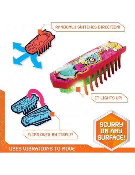 Paquete HEX BOTS Nano 5 Spin Master 4 Robots Sensores