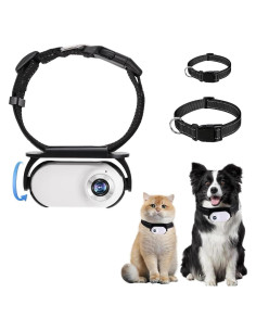 Collar Cámara Diyeeni para Gatos y Perros HD 1080P Blanco