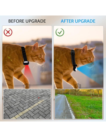 Collar Cámara Diyeeni para Gatos y Perros HD 1080P Blanco