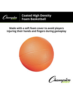 Balón de Baloncesto Espuma Champion Sports Tamaño 3 Naranja 2