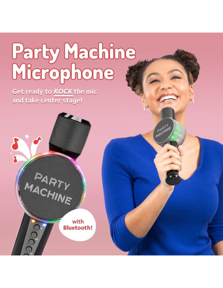 Micrófono Karaoke Singing Machine SMM548 Inalámbrico Negro
