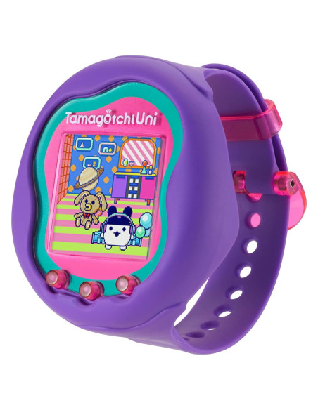 Tamagotchi Uni Bandai Púrpura LCD Portátil