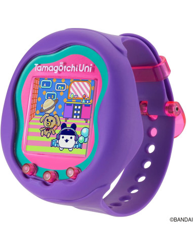 Tamagotchi Uni Bandai Púrpura LCD Portátil