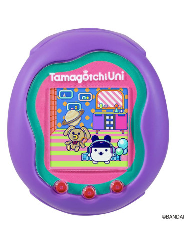 Tamagotchi Uni Bandai Púrpura LCD Portátil