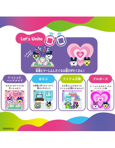 Tamagotchi Uni Bandai Púrpura LCD Portátil