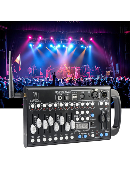 Controlador DMX Inalámbrico Jinda Audio 192 Canales