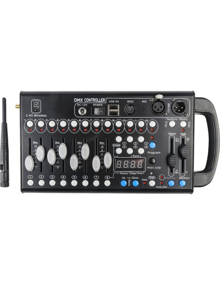Controlador DMX Inalámbrico Jinda Audio 192 Canales