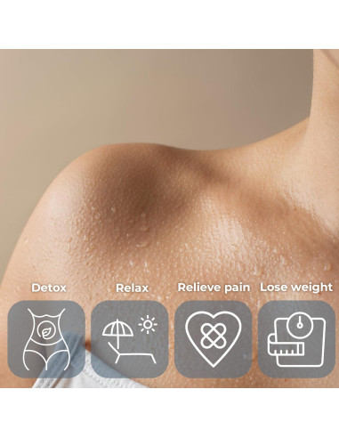 Sauna de Vapor Portátil Adamson 2.6L Silla Control Remoto