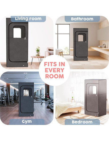 Sauna de Vapor Portátil Adamson 2.6L Silla Control Remoto