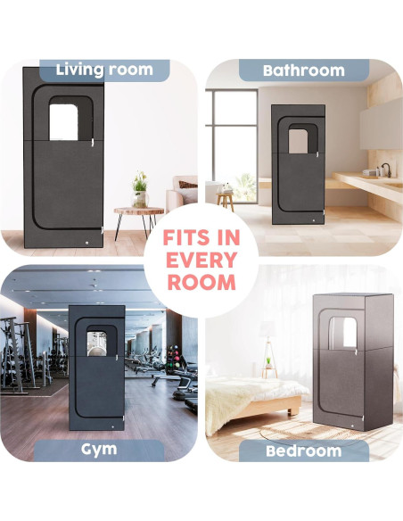 Sauna de Vapor Portátil Adamson 2.6L Silla Control Remoto