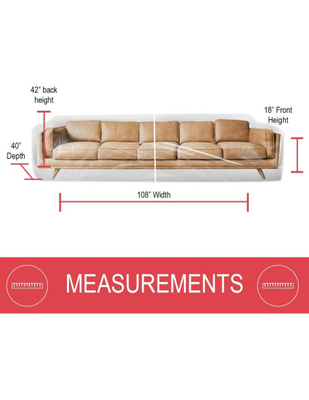 Funda de Sofá LAMINET Grande Resistente al Agua 0.99 kg