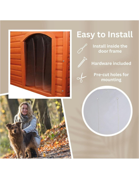 Puerta de Vinilo Trixie para Perros 23.88x35.81cm