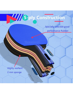 Palas de Ping Pong Senston S8 con Control y Velocidad 2