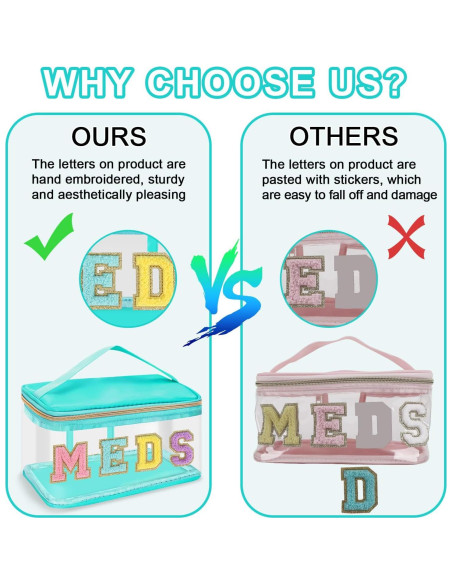 Bolsa de Maquillaje Iqimott Verde Impermeable 22.86x14.48 cm