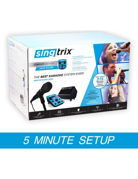 Karaoke Portátil Singtrix SGTX2 con 350 Efectos de Voz