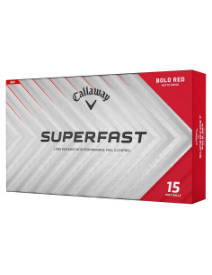 Pelotas de Golf Callaway CG BL Superfast 2025 Rojo 12 Pzas