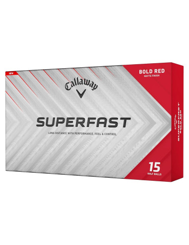 Pelotas de Golf Callaway CG BL Superfast 2025 Rojo 12 Pzas