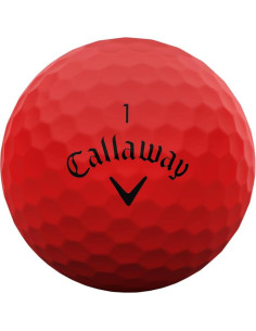 Pelotas de Golf Callaway CG BL Superfast 2025 Rojo 12 Pzas 2